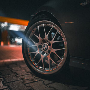 Muchisoku floating center cap on BBS RX502 wheel